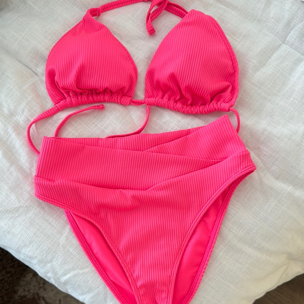 Pink One Piece Swimsuit